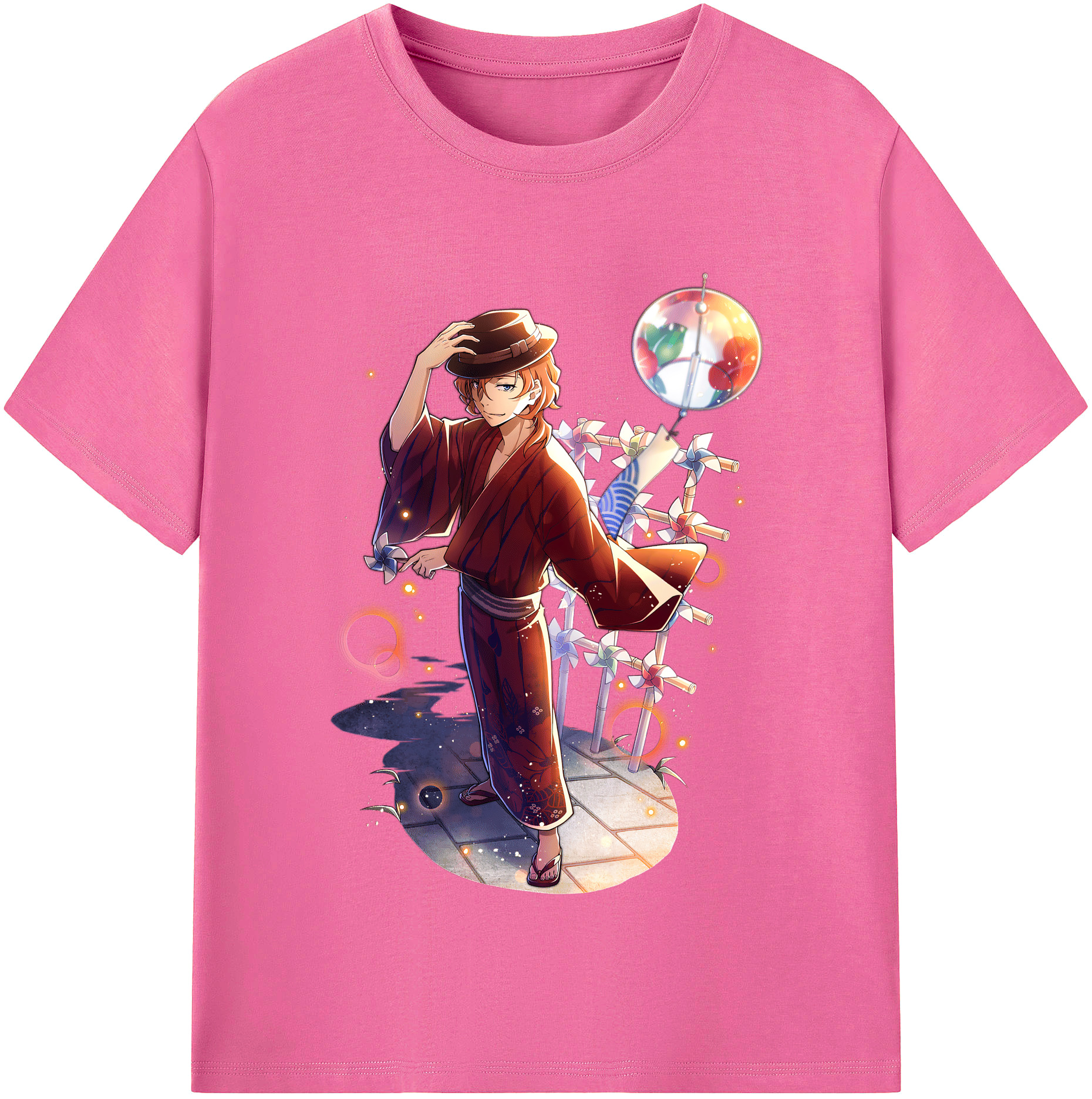 （画像用） 文豪ストレイドッグス Bungo Stray Dogs レディースカジュアルプリントTシャツ（綿100％）
